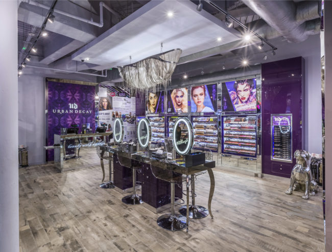 Urban Decay Boutique, Kings Cross station. London.